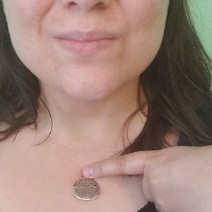 Sterling celtics knot necklace